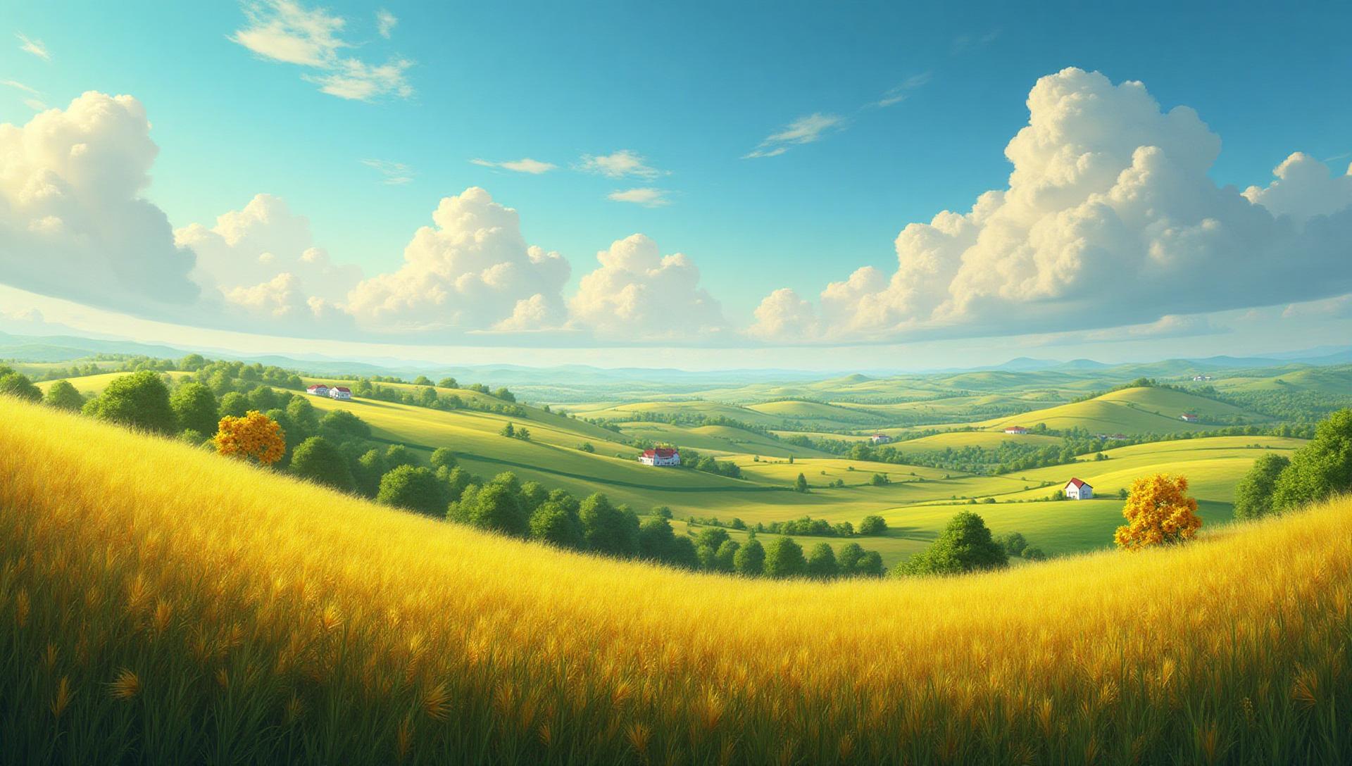 Мальовничий краєвид села Довжанка